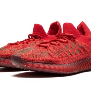 Yeezy Adidas Red Knit YZY 350 V2 CMPT ‘Slate Red’ Sneakers (NWT- GOAT VERIFIED)